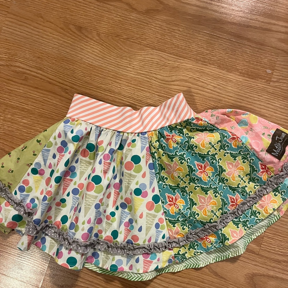 Matilda Jane It’s a Wonderful‎ Parade Sorbet Circle Skirt Size 4